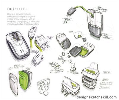 Rybarczyk Francois簡單又實用的產品設計手繪圖-產品設計手繪