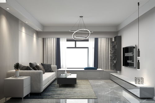 128平現代簡約三居裝修效果案例 探索簡學實義，尋得一方寧凈